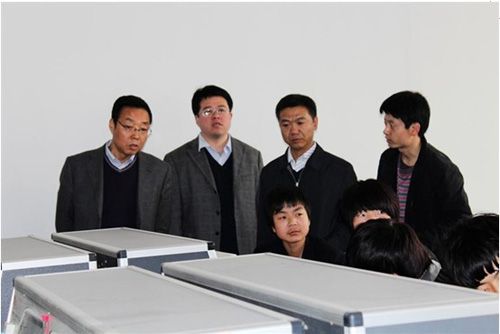 陕西省教育厅副厅长蔡钊利在眉县考察调研