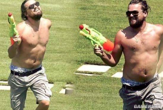 "小李子"莱昂纳多·迪卡普里奥海边散步被拍照 网友:差一把水枪