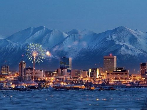 安克雷奇是阿拉斯加首都,它和美国其他的城市都