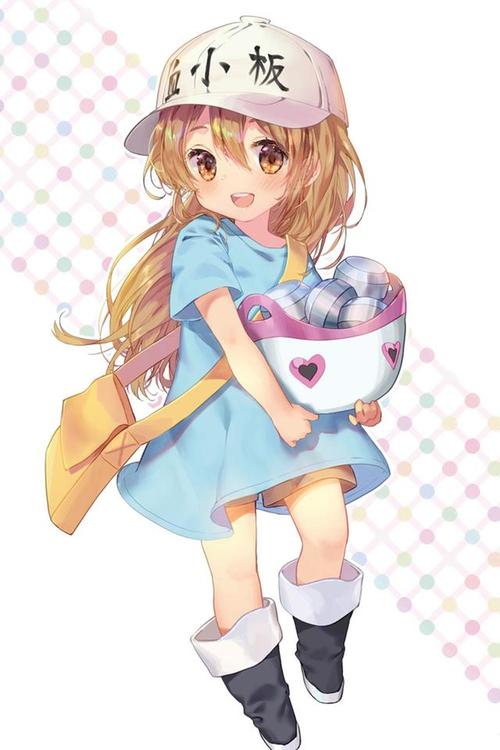 《工作细胞》血小板动漫手机壁纸分享,人体细胞原来可以这么可爱