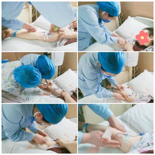 跟在王老师身后去给患者留置导尿!