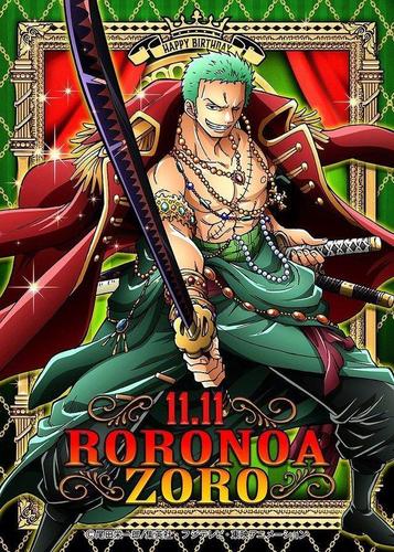 动画「海贼王」索隆生日贺图公开 动漫资讯 第1张