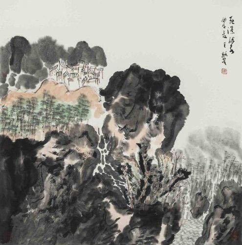 转载王跃奎溪山无尽系列作品