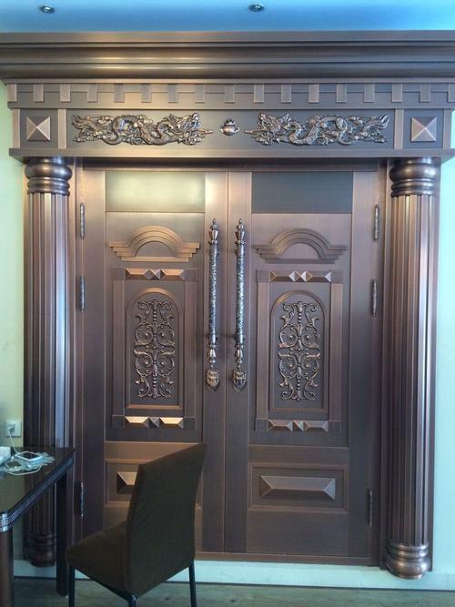 覆铜门 真铜门  进户门室外门防盗门豪华别墅大门覆铜门真铜门浙江