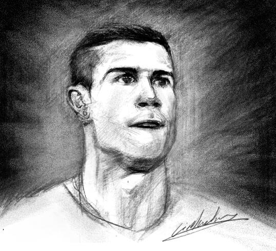 c罗|纯艺术|素描|linfusong - 原创作品 - 站酷