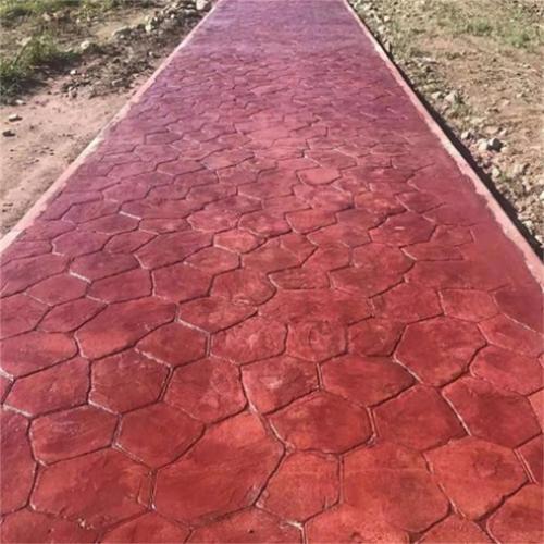 压花地坪模具压花水泥地坪压印地坪路面四川万树建材