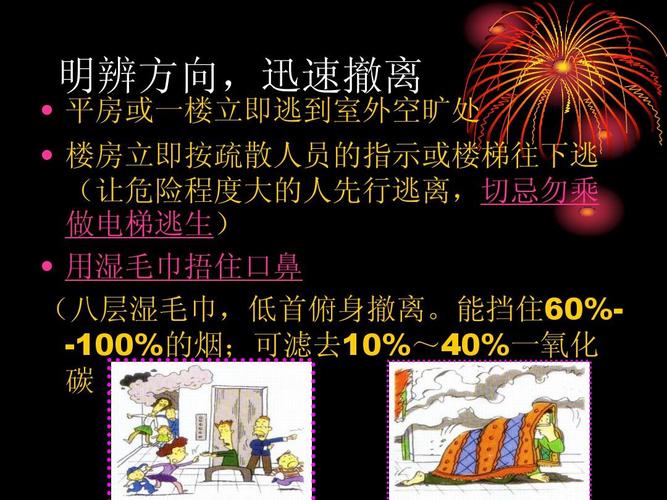 安全经验分享 火灾逃生自救课件ppt