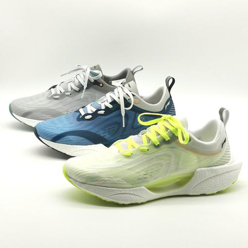 李宁2021春季新款超轻18科技跑步鞋男回弹缓震运动跑鞋armr007