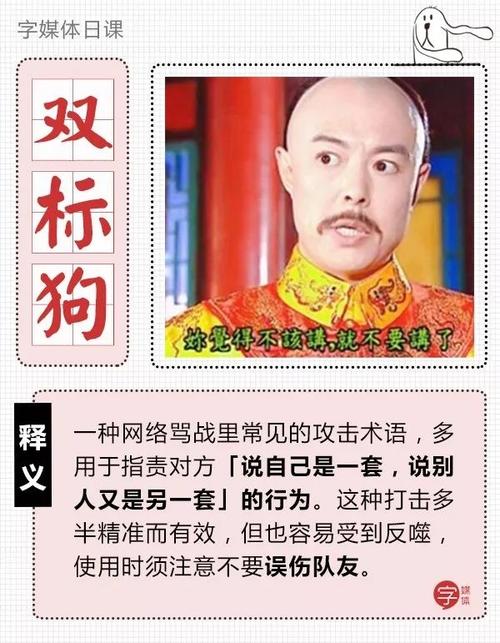 在如今的网络骂战里   diss对方 「双标狗」简直是一大杀招