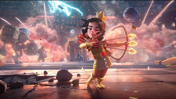 皇室战争:双王胖三英战超骑,被卖了三分钟的公主塔丝血逃生