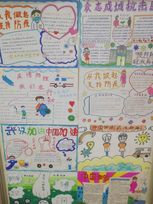 心灵手巧绘小报,五彩斑斓展才华——区十三校校园文化