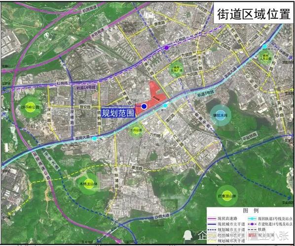 龙岗区横岗街道六约北片区 龙塘片区城市更新单元位于深圳市龙岗区
