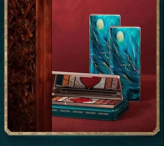 百鸟朝凤礼盒花西子x西湖印记彩妆花西子知音难觅套装元素的插画表现