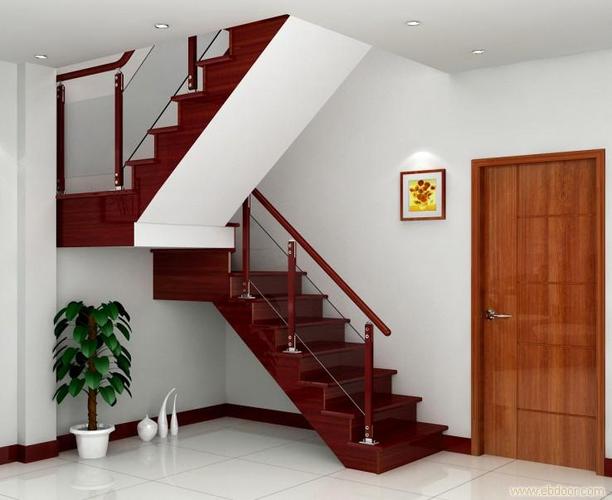 u型玻璃栏杆楼梯