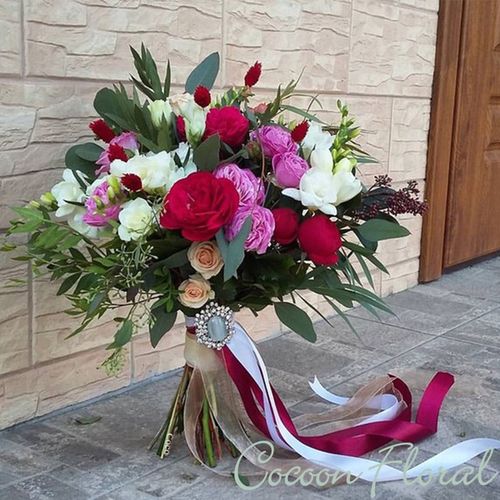 新娘手捧花鲜花结婚订婚用品伴娘手捧花求婚爱意表达南京同城鲜花