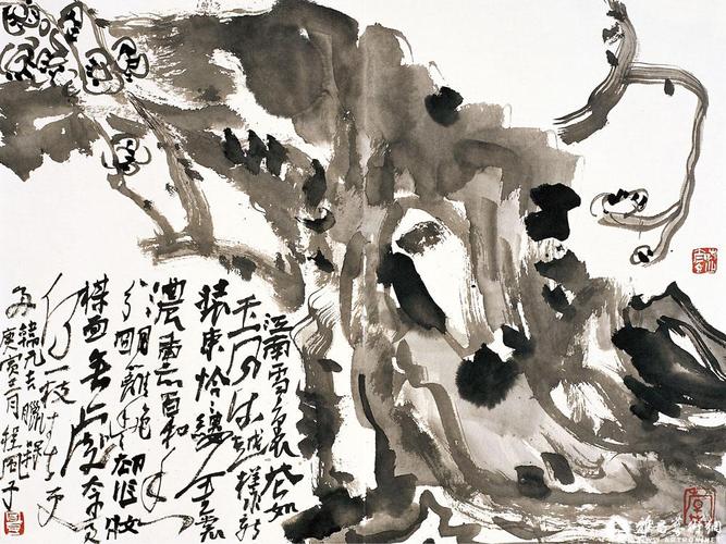老梅_花鸟系列_程风子作品展_程风子在线作品_程风子