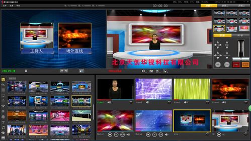 高清虚拟演播室八机位sdi输入输出 校园电视台抠像系统内置导播台 $1.
