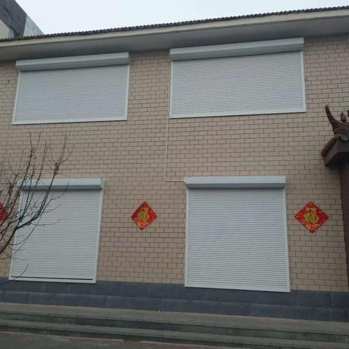 北京卷帘门电动门车库门保温欧式静音防盗卷闸门铝合金卷帘窗 手动一