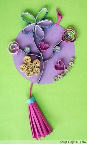 09年5月14日幼师手工-瓦楞纸挂饰 - 思聪花儿 - [艺术创想坊]东阳思聪