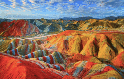 张掖七彩丹霞旅游景区图片