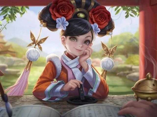 1688 300紫星币.但是这个皮肤的颜值和特效真的值得. 7. 安琪拉 如懿.