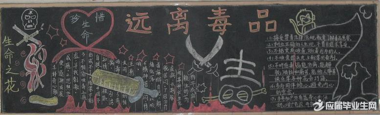 搜索禁毒宣传黑板报禁毒黑板报图片素材