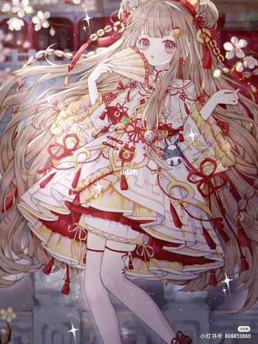 二次元古风女子_动漫_古风_二次元_素材_素材其他