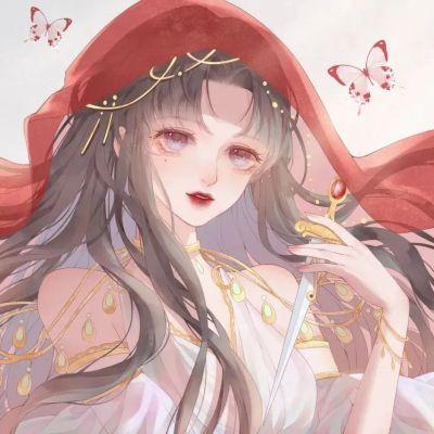 唯美高清古风动漫头像女生头像一对