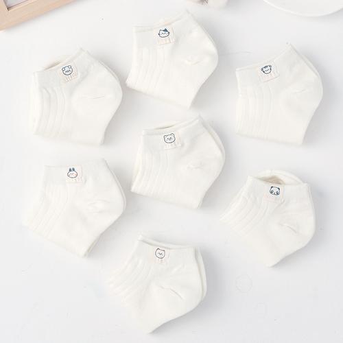 白色袜子女短袜纯棉夏季薄款ins可爱日系低帮短袜