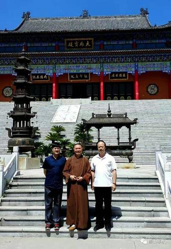 兴建中的龙泉寺选址博山莲花山上.