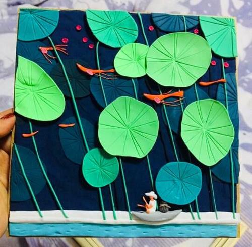 手工diy丨值得一试的小手工(黏土画篇)