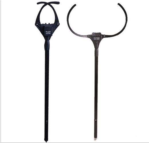 铝合金防暴钢叉伸缩脚叉多功能约束抓捕器 厂家批发 铝合金抓捕器