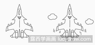 儿童画教程-怎么绘制战斗机