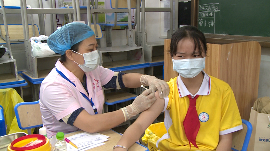 儿童接种新冠疫苗接种工作东方启动3-11岁人群新冠病毒疫苗