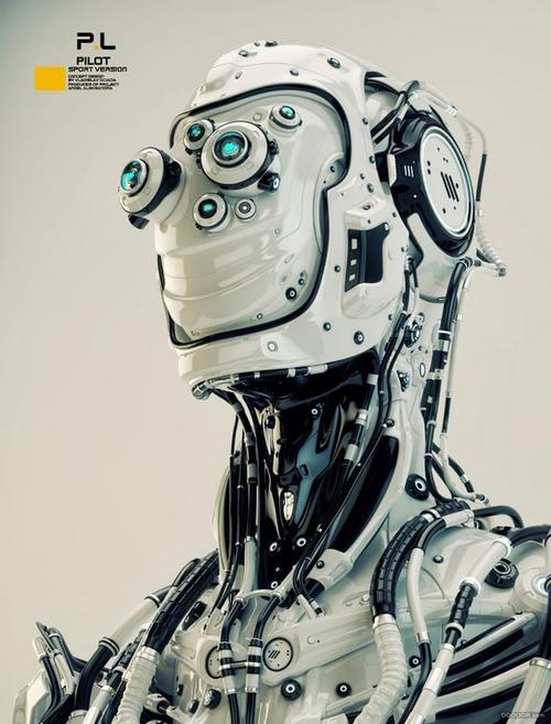 什么样的头脑能设计出这样科技感与细节的机器人-vladislav ociacia