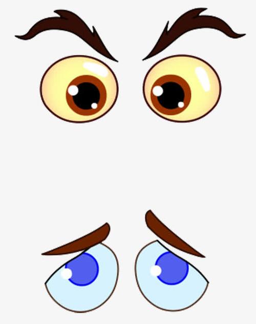 卡通大大眼珠