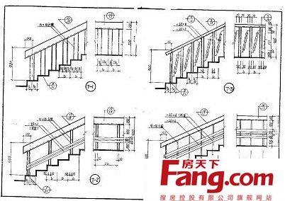楼梯扶手平面设计图集