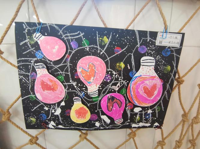 创意美术系列--彩色灯泡