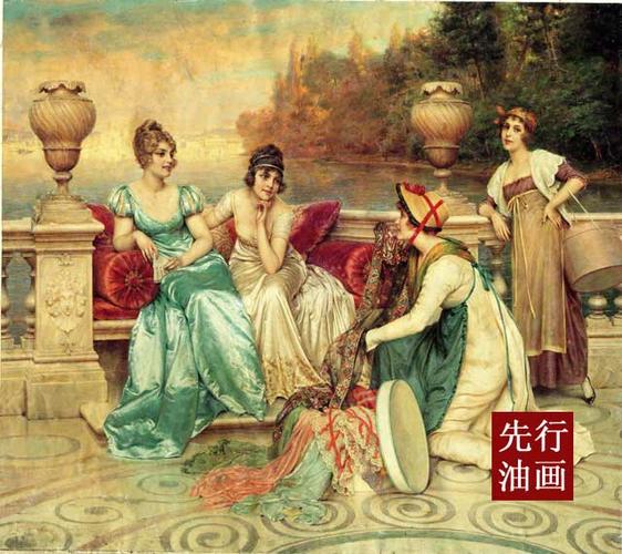 欧洲人物画 贵妇 古典人物 苏州油画定制