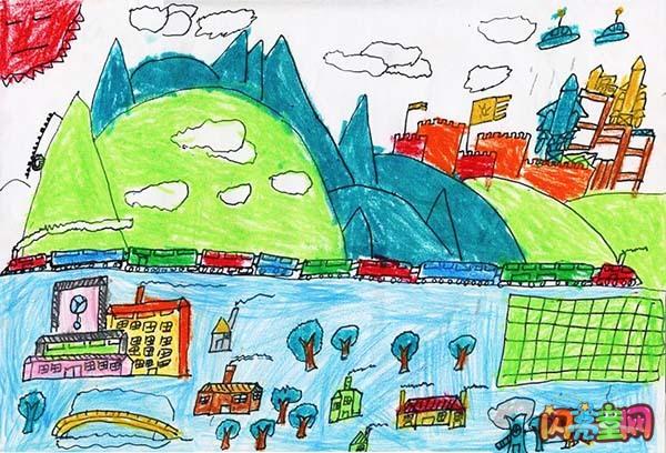美丽的祖国儿童画作品欣赏