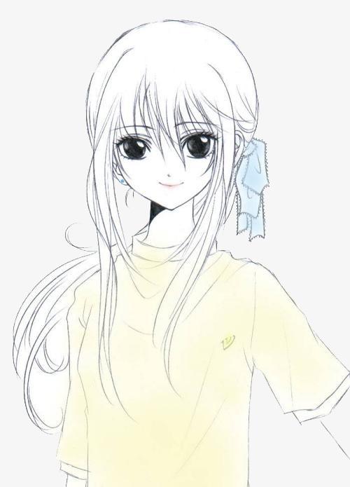 日本动漫教师简笔画