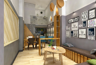 100平现代风个人工作室装修