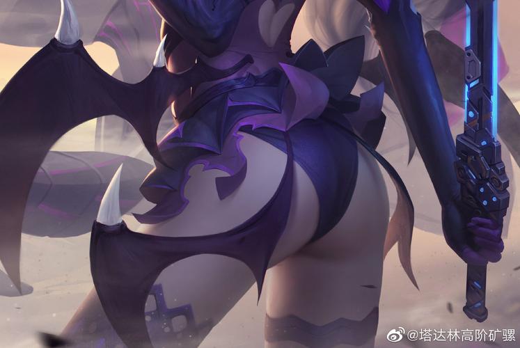 芽衣同人插画工作之余撸了张鬼凯和月轮的皮肤插画