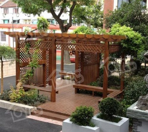 别墅设计知识-别墅庭院凉亭,门廊和拱门设计