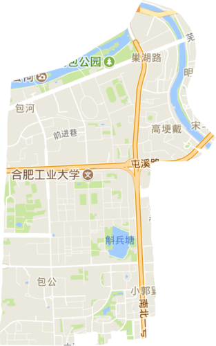 包公街道电子地图