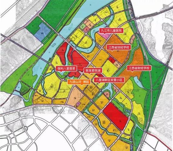 财经大学用地旁还规划建设了一所九年一贯制义务学校——八里湖南组团