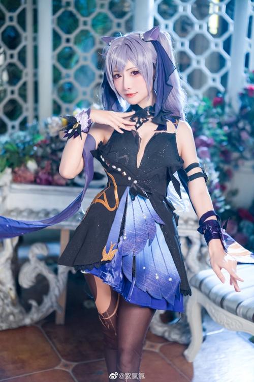 新春快乐96  刻晴cos:@紫氯氯 摄影:@网管菌 服装:@cosonsen圣源唐