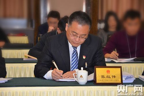 央广网 图在今年河南省两会期间,河南省人大代表,新密市长张红伟1月17