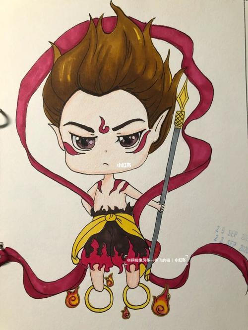 卡通人物 q版 哪吒_卡通_哪吒_动漫_初级动漫_文化