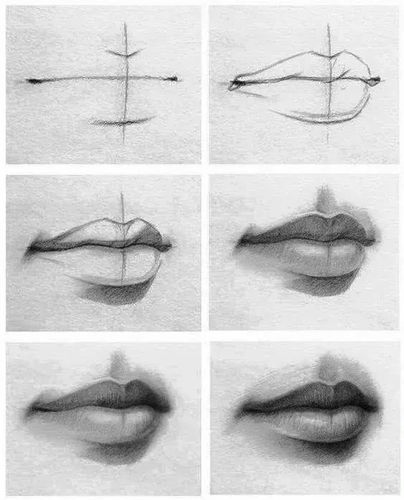 鼻子就像一个梯形框架,由四个大面组成 4,素描头像比例 三庭五眼 三